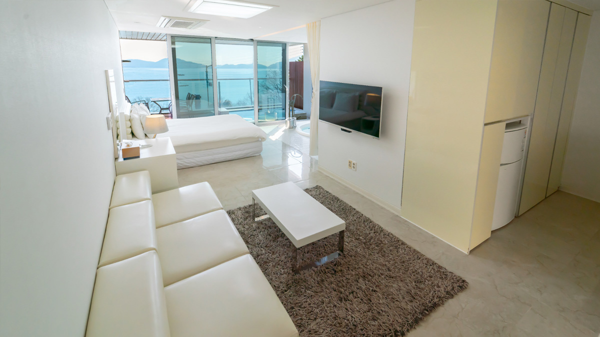 아름다운 학동해수욕장 전객실 오션뷰 정보