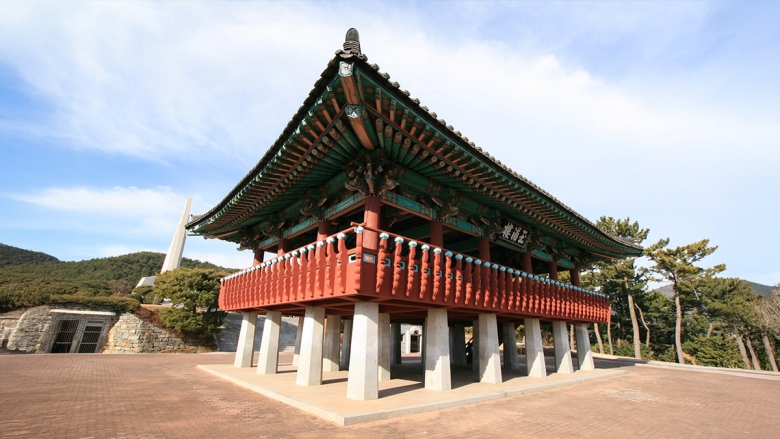 옥포루 팔각 정자