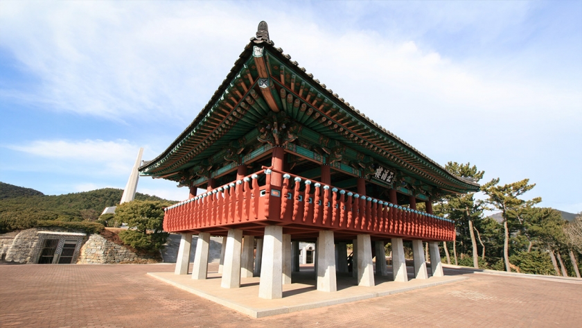 옥포루 팔각 정자