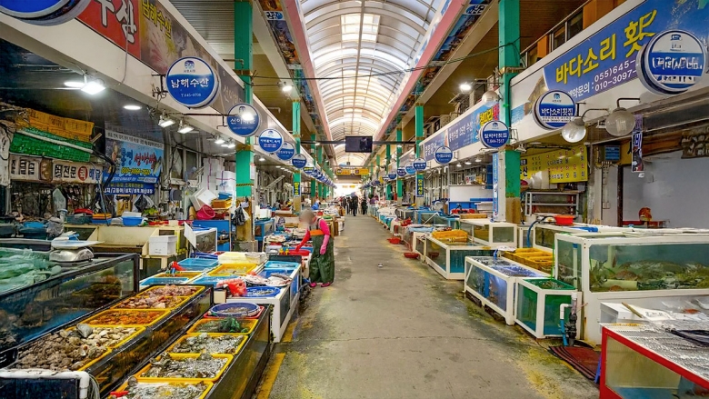 계절이 보이는 시장