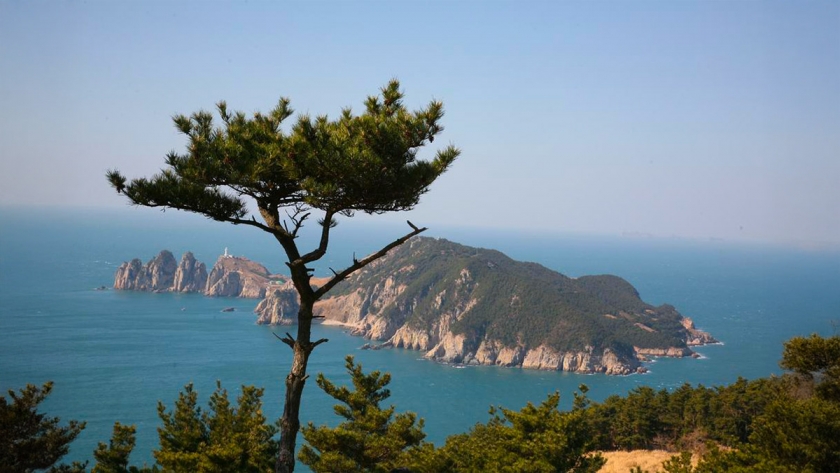 모세의 기적, 소매물도 등대섬