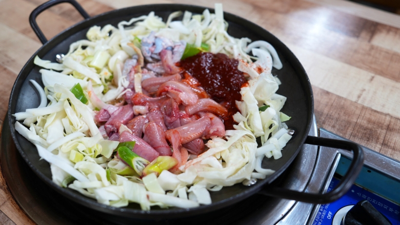 산곰장어 양념구이